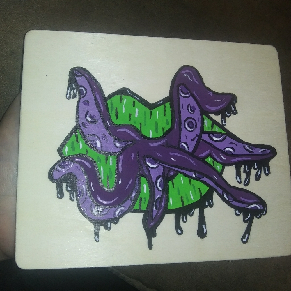 Handpainted lip art